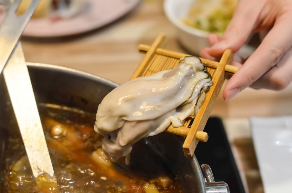 中山區火鍋 汆食作伙鍋 海鮮拼盤 超大顆牡蠣