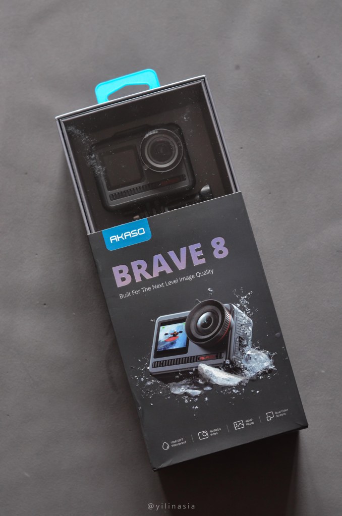 【開箱】AKASO BRAVE 8 4K運動攝影機實測 : 開箱外包裝