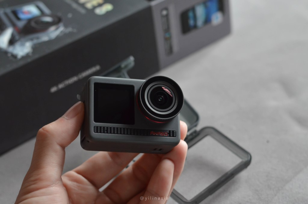【開箱】AKASO BRAVE 8 4K FPS運動攝影機實測 : 攝影機外觀實拍 相機本體