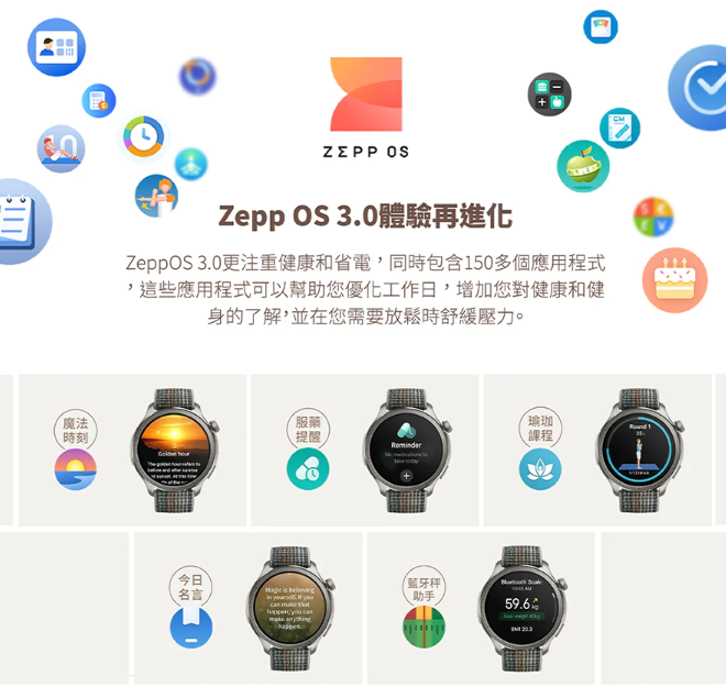 【開箱】AMAZFIT BALANCE 運動手錶實測 : ZEPP OS 3.0全新介面